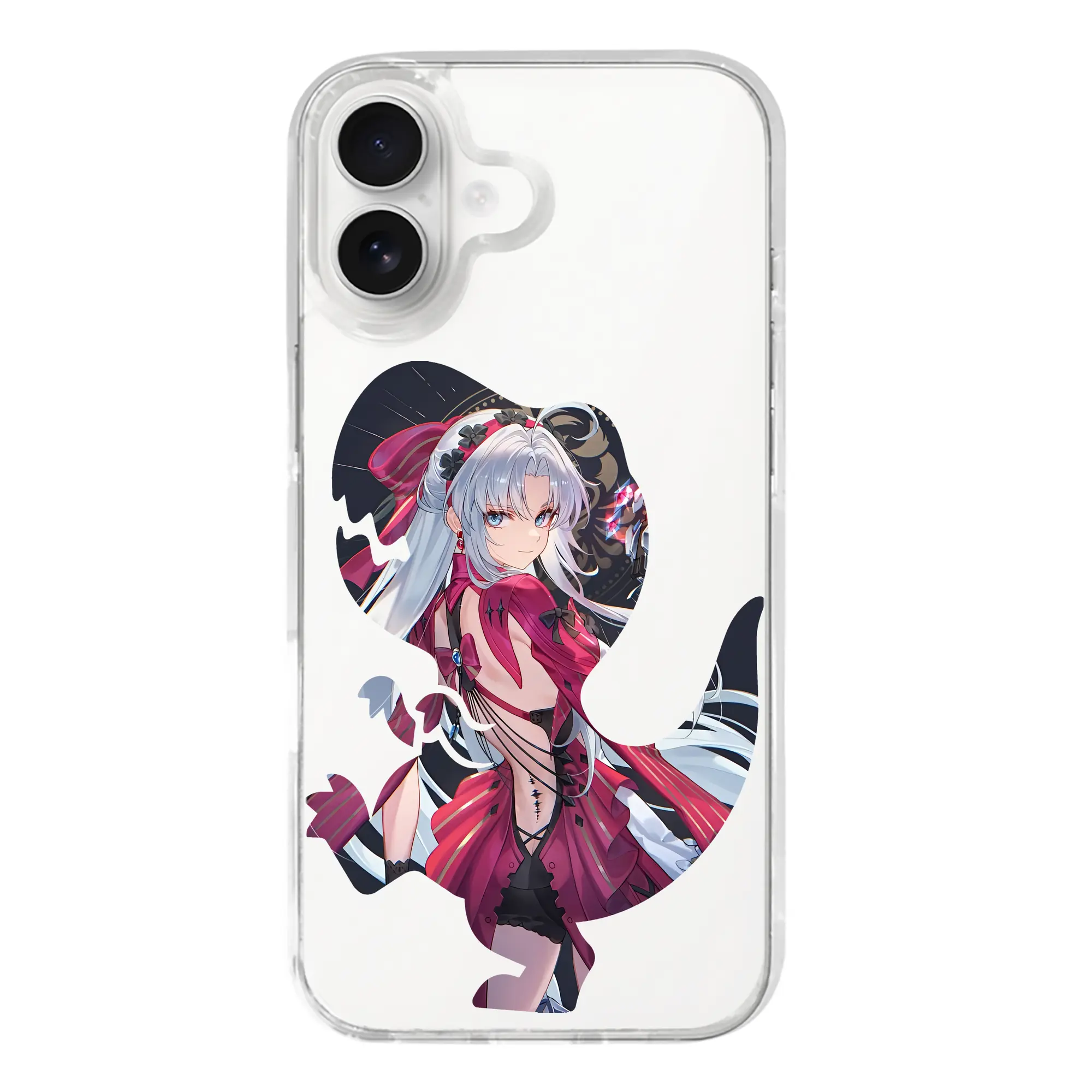 鳴潮 グッズ オーガスタ - iPhone 17シリーズ 透明スマホケース – 薄型・耐衝撃・精密フィット保護カバー